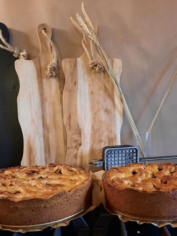 Appeltaarten in de keuken